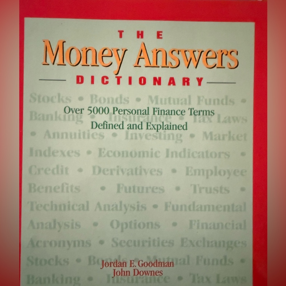 The Money Answers Dictionary – Personal Finance Reference Book